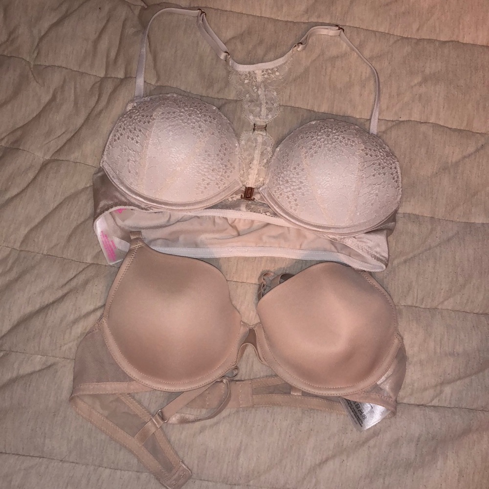 Never worn. 34B Bra Bundle Victoria Secret PINK & H&M Basics